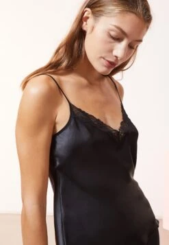 ETAM Milky Top - Haut De Pyjama - Noir -Etam d880e1cb4f4842f99cf174607451b2de