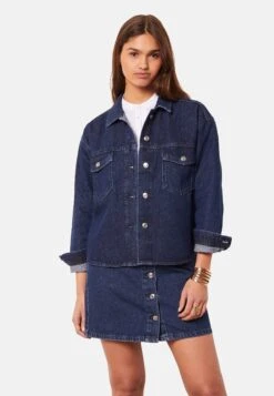 ETAM Daran - Veste En Jean - Bleu Marine