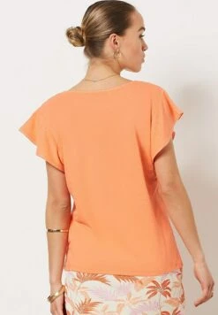 ETAM Anisia - T-Shirt Basique - Orange -Etam dff5b2664955481b88cef97c3cbf568d