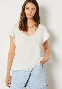 ETAM Anisia - T-Shirt Basique - Ecru