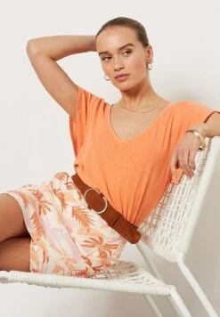 ETAM Anisia - T-Shirt Basique - Orange -Etam e2eda05b59d543d1b67be53a750167ea