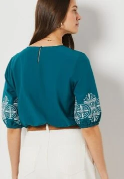 ETAM Leonce - Blouse - Bleu Turquoise -Etam e4ab195fa5074c0b8bdac90f8b2d7a81