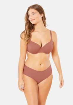 ETAM Pure Fit - Soutien-Gorge À Armatures - Rouge Bordeaux
