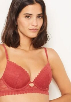 ETAM Diamant - Soutien-Gorge Push-Up - Rouge Bordeaux