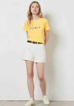 ETAM Bayoma - T-Shirt Imprimé - Jaune