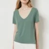 ETAM Sybile - T-Shirt Basique - Vert Kaki