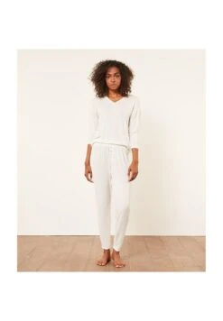 ETAM Haut De Pyjama - Ecru -Etam fa30b34ffb26421d94902dd92fc03512