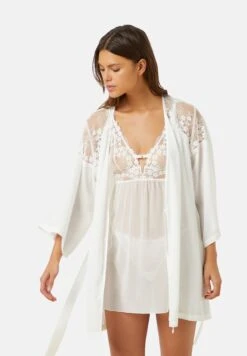 ETAM Somptueuse - Deshabille - Peignoir - White