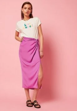 ETAM Gamora - Jupe Crayon - Bleu Lavande -Etam fc9a9fbe20804ed9929bf20898309097